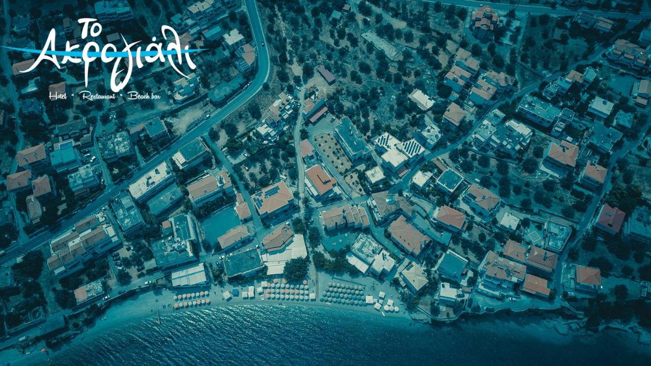 Akrogiali Hotel Restaurant Xiropigado Eksteriør bilde